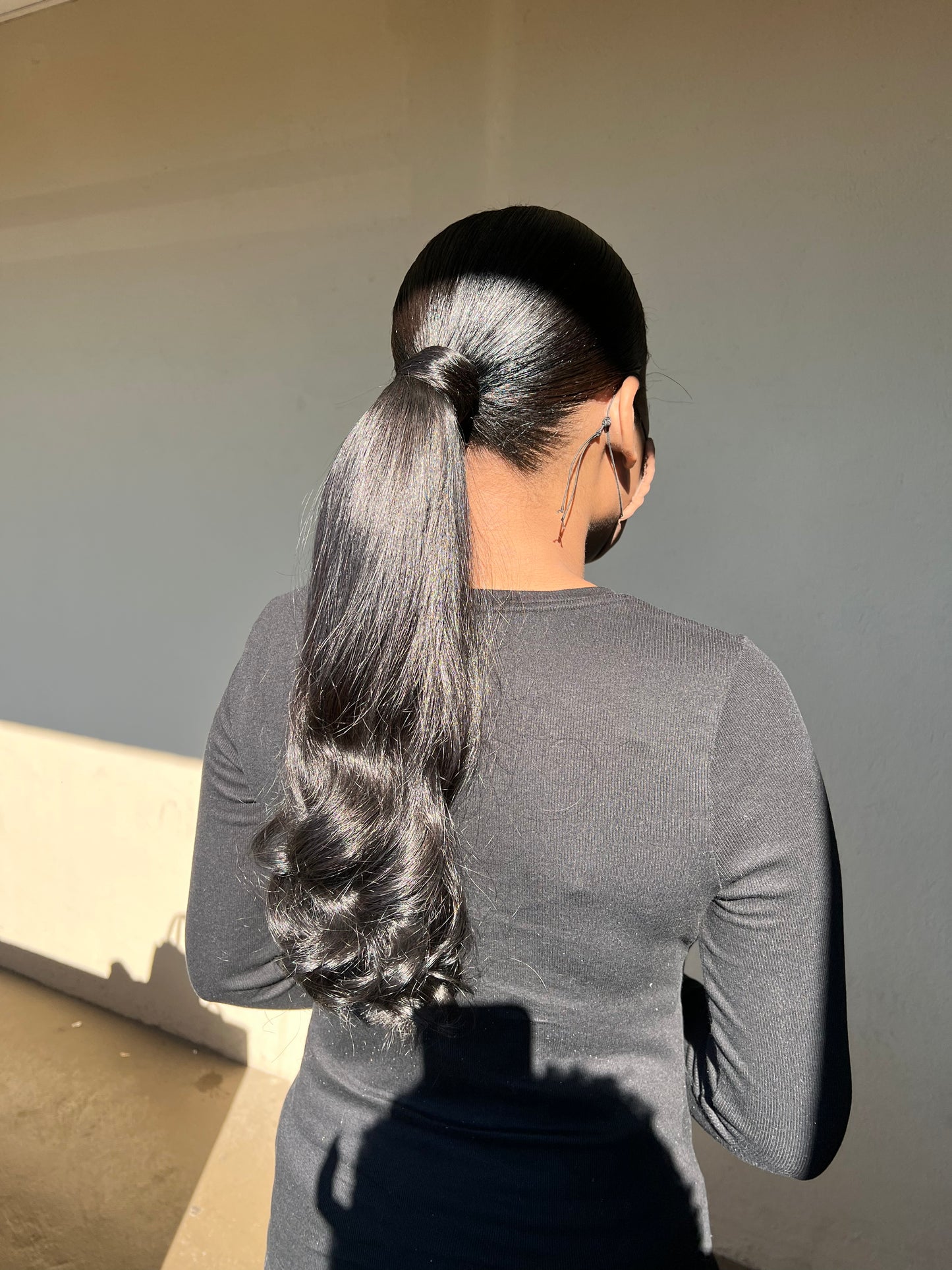 Wavy Clip In Ponytail